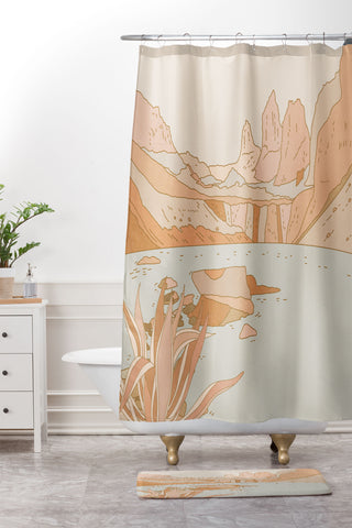 Iveta Abolina Roadtrip No 2 Shower Curtain And Mat