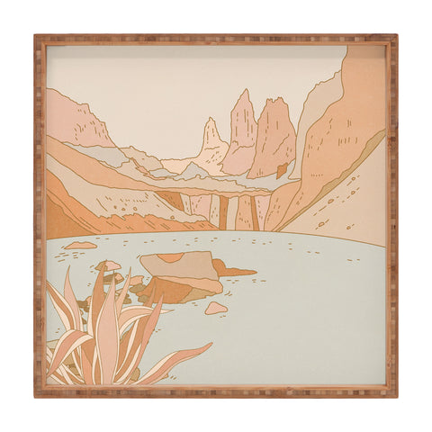 Iveta Abolina Roadtrip No 2 Square Tray