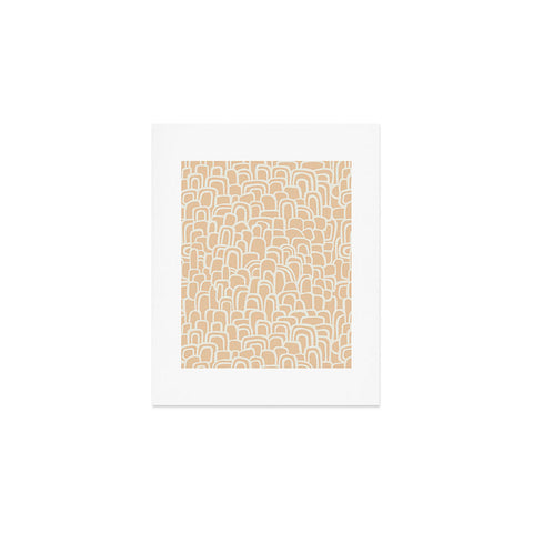 Iveta Abolina Rolling Hill Arches Coral Art Print