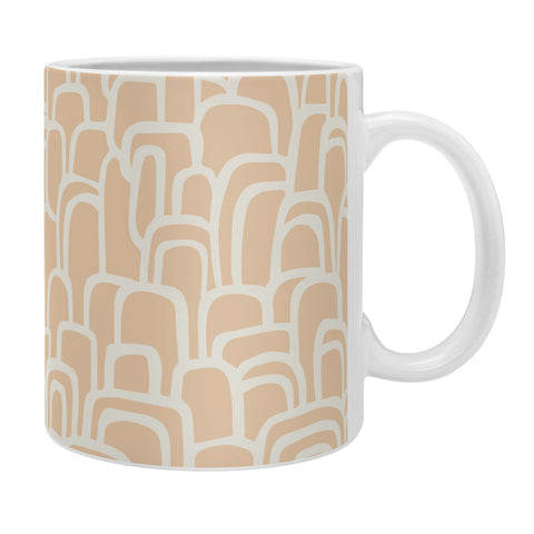 Iveta Abolina Rolling Hill Arches Coral Coffee Mug
