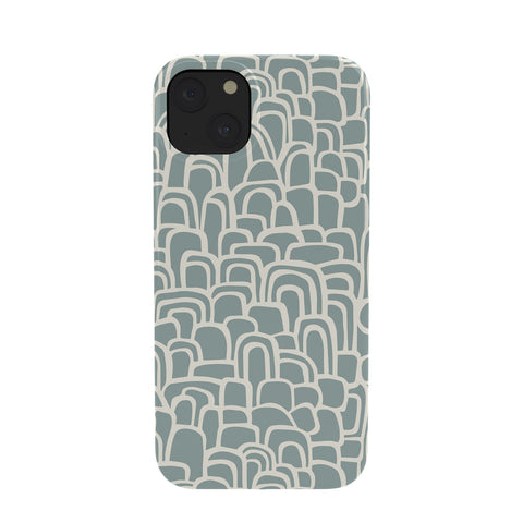 Iveta Abolina Rolling Hill Arches Teal Phone Case