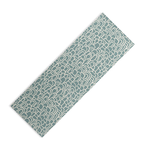 Iveta Abolina Rolling Hill Arches Teal Yoga Mat