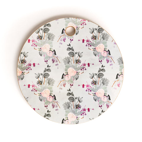 Iveta Abolina Rose Blush Cutting Board Round
