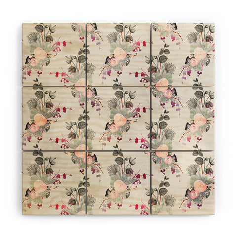 Iveta Abolina Rose Blush Wood Wall Mural