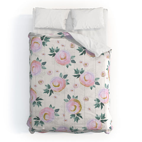 Iveta Abolina Rose Taffy Comforter