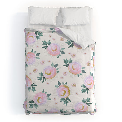 Iveta Abolina Rose Taffy Duvet Cover