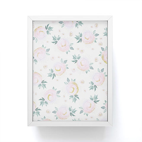 Iveta Abolina Rose Taffy Framed Mini Art Print