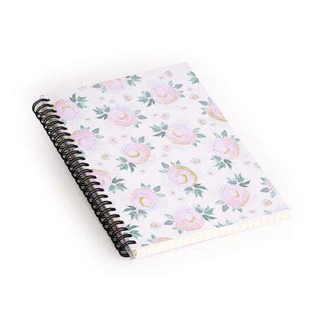 Iveta Abolina Rose Taffy Spiral Notebook