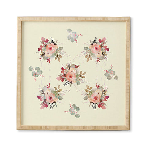 Iveta Abolina Rose Tan Framed Wall Art