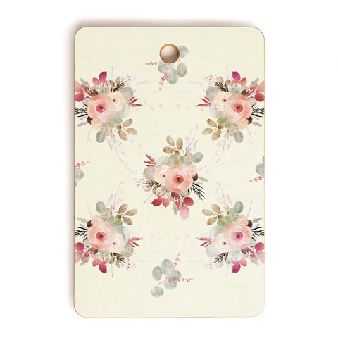 Iveta Abolina Rose Tan Cutting Board Rectangle