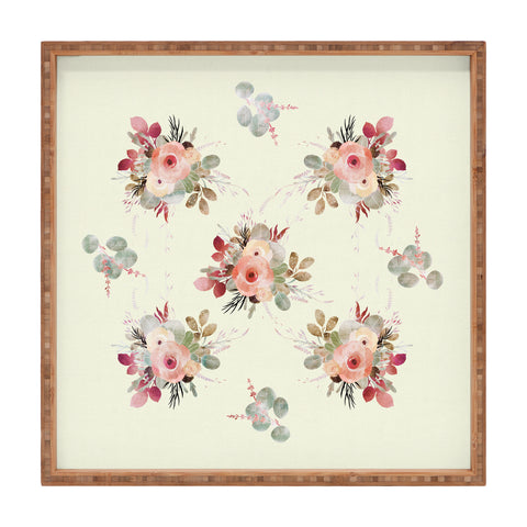 Iveta Abolina Rose Tan Square Tray