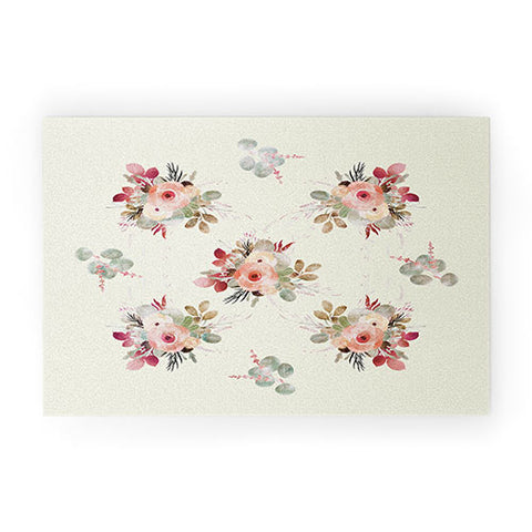 Iveta Abolina Rose Tan Welcome Mat