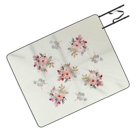 Iveta Abolina Rose Tan Picnic Blanket