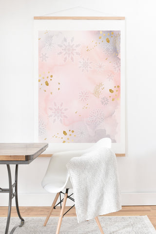 Iveta Abolina Rose Winterland Art Print And Hanger