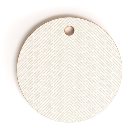 Iveta Abolina Roux Cream Cutting Board Round