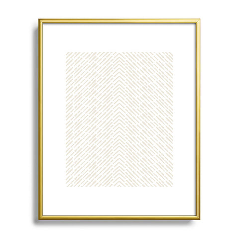 Iveta Abolina Roux Cream Metal Framed Art Print