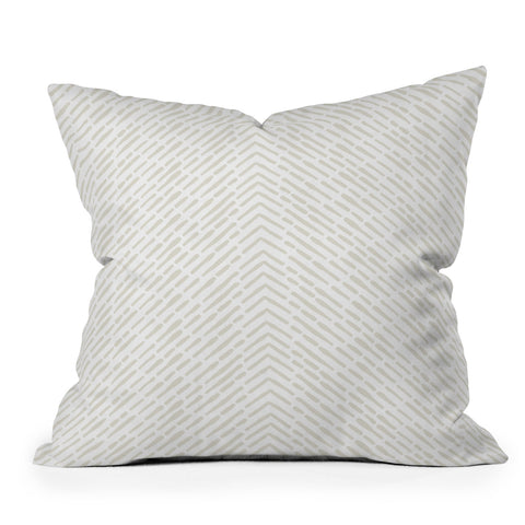 Iveta Abolina Roux Cream Throw Pillow