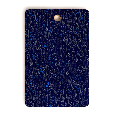 Iveta Abolina Royal Blue Silk Cutting Board Rectangle