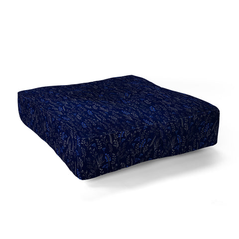 Iveta Abolina Royal Blue Silk Floor Pillow Square