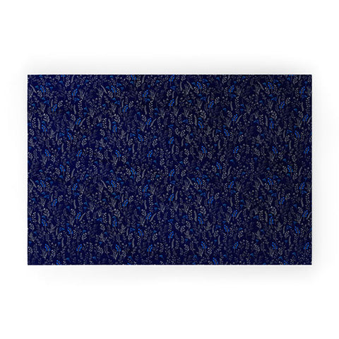 Iveta Abolina Royal Blue Silk Welcome Mat