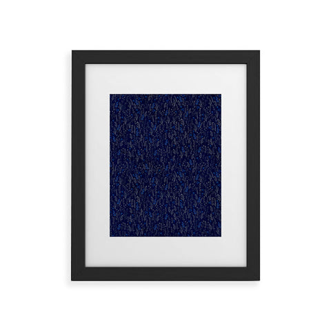 Iveta Abolina Royal Blue Silk Framed Art Print