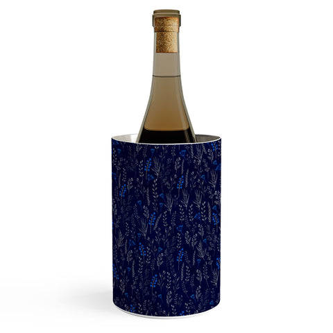 Iveta Abolina Royal Blue Silk Wine Chiller