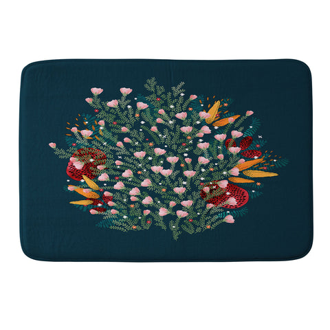Iveta Abolina Ruby Dusk Memory Foam Bath Mat