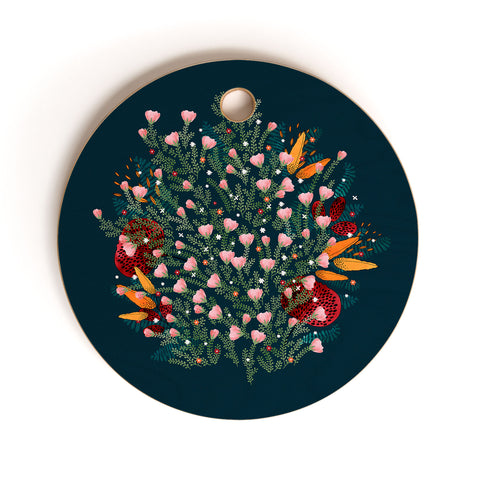 Iveta Abolina Ruby Dusk Cutting Board Round