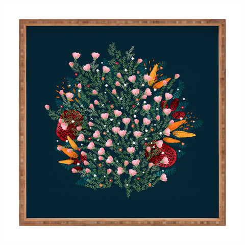 Iveta Abolina Ruby Dusk Square Tray