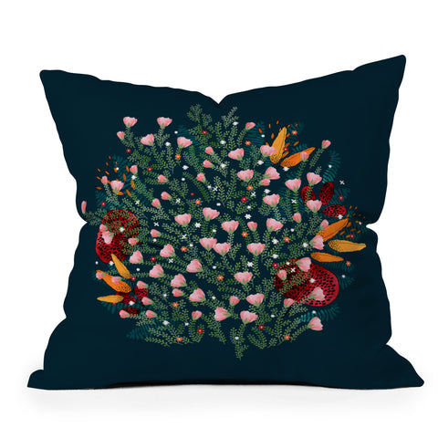 Iveta Abolina Ruby Dusk Throw Pillow