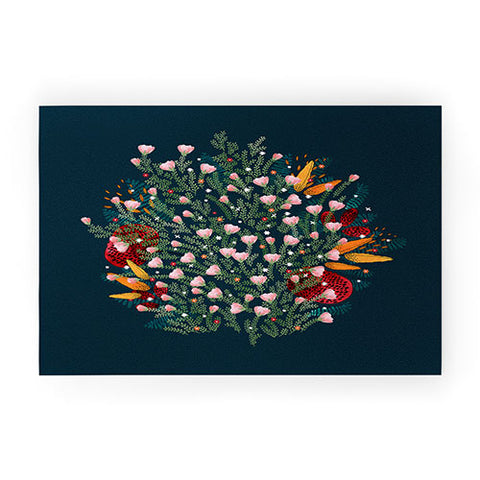 Iveta Abolina Ruby Dusk Welcome Mat