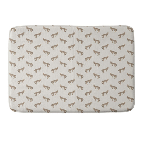 Iveta Abolina Sand Cheetah Memory Foam Bath Mat