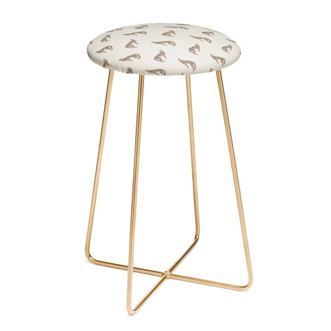 Iveta Abolina Sand Cheetah Counter Stool