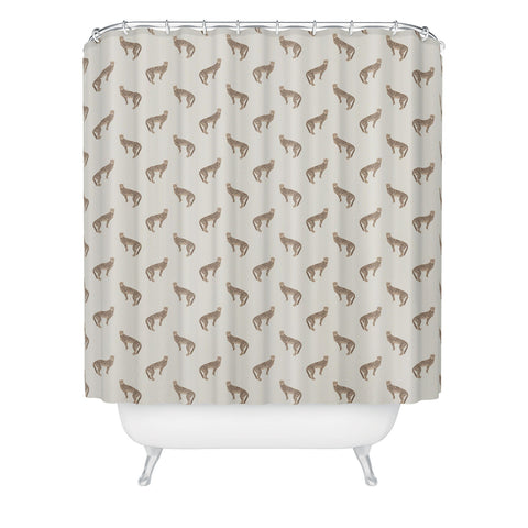 Iveta Abolina Sand Cheetah Shower Curtain