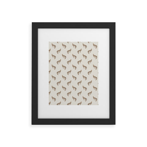 Iveta Abolina Sand Cheetah Framed Art Print