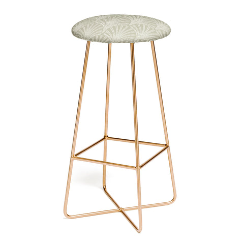 Iveta Abolina Scallop Fan Sage Bar Stool