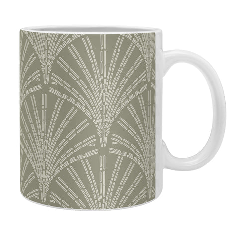 Iveta Abolina Scallop Fan Sage Coffee Mug