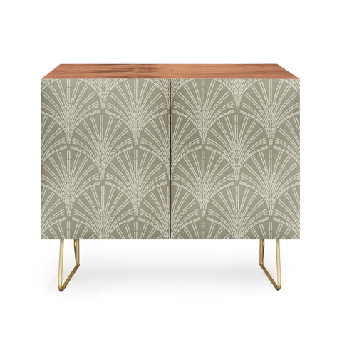 Iveta Abolina Scallop Fan Sage Credenza