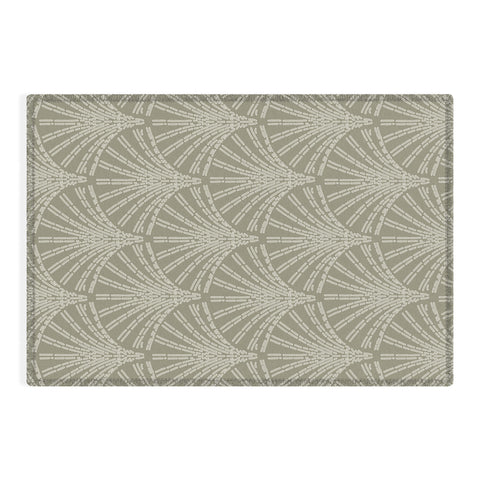 Iveta Abolina Scallop Fan Sage Outdoor Rug
