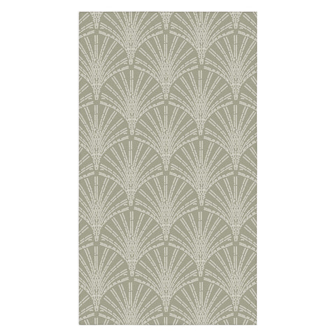Iveta Abolina Scallop Fan Sage Tablecloth