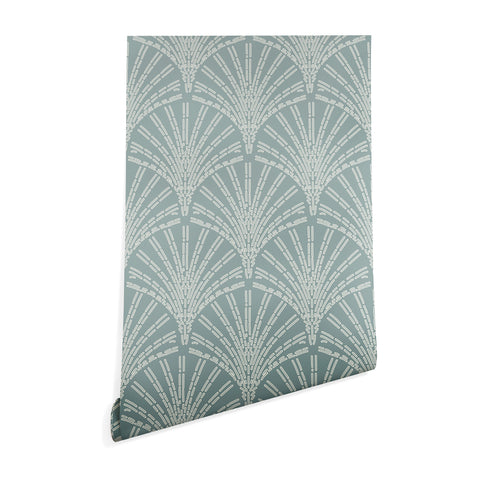 Iveta Abolina Scallop Fan Teal Wallpaper