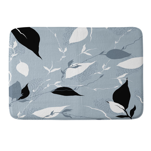 Iveta Abolina Scandi Ice Blue Memory Foam Bath Mat