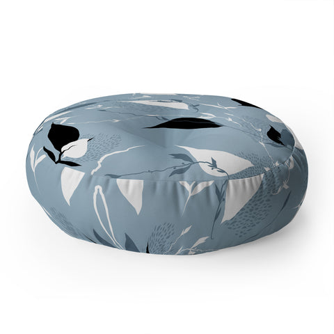 Iveta Abolina Scandi Ice Blue Floor Pillow Round