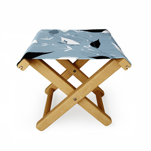 Iveta Abolina Scandi Ice Blue Folding Stool