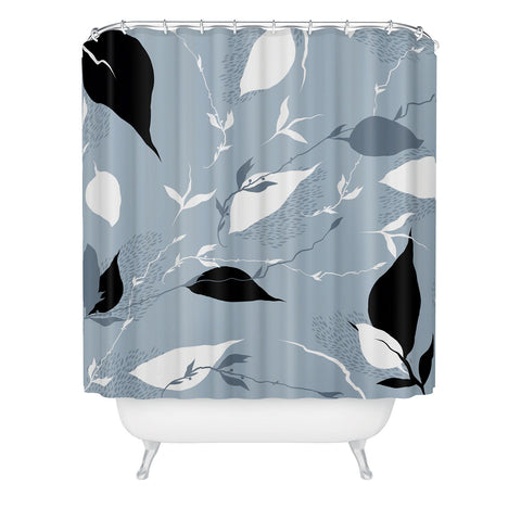 Iveta Abolina Scandi Ice Blue Shower Curtain