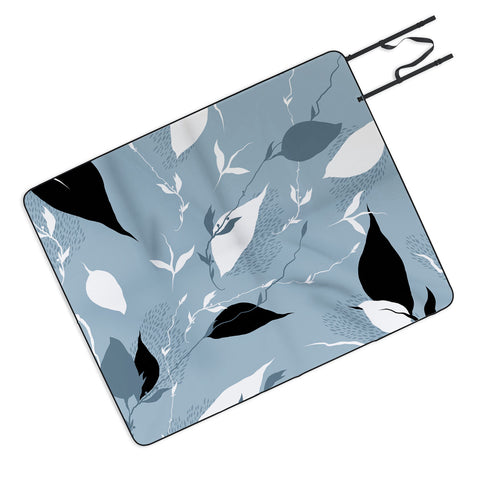 Iveta Abolina Scandi Ice Blue Picnic Blanket
