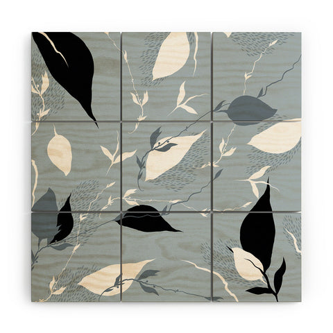 Iveta Abolina Scandi Ice Blue Wood Wall Mural