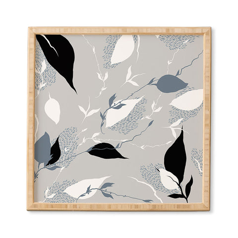 Iveta Abolina Scandi Ice Tan Framed Wall Art