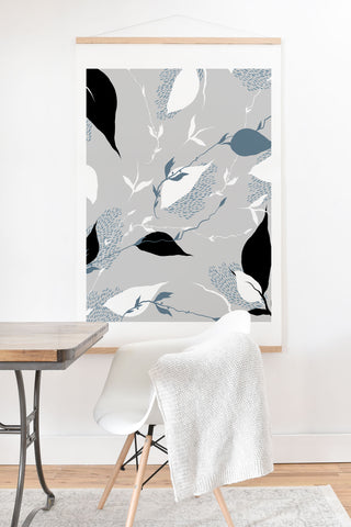 Iveta Abolina Scandi Ice Tan Art Print And Hanger