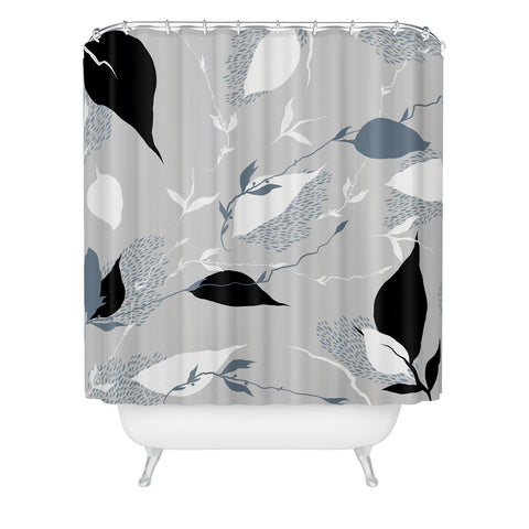 Iveta Abolina Scandi Ice Tan Shower Curtain